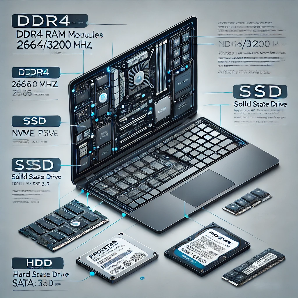 Types of Memory Compatible with ProStar Laptop NH58AF1